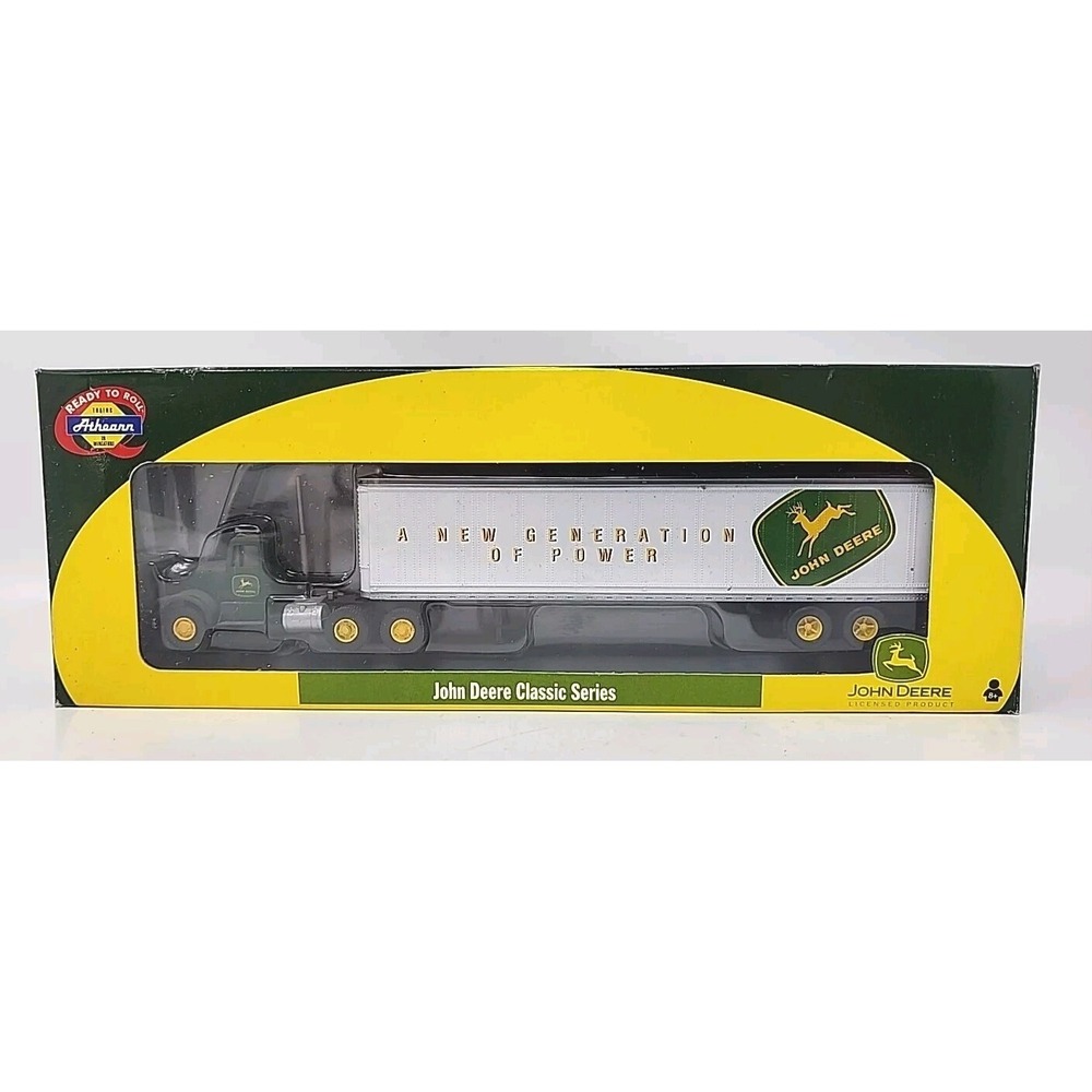 HO Athearn 8192 John Deere Kenworth and 45' Trailer U271-20